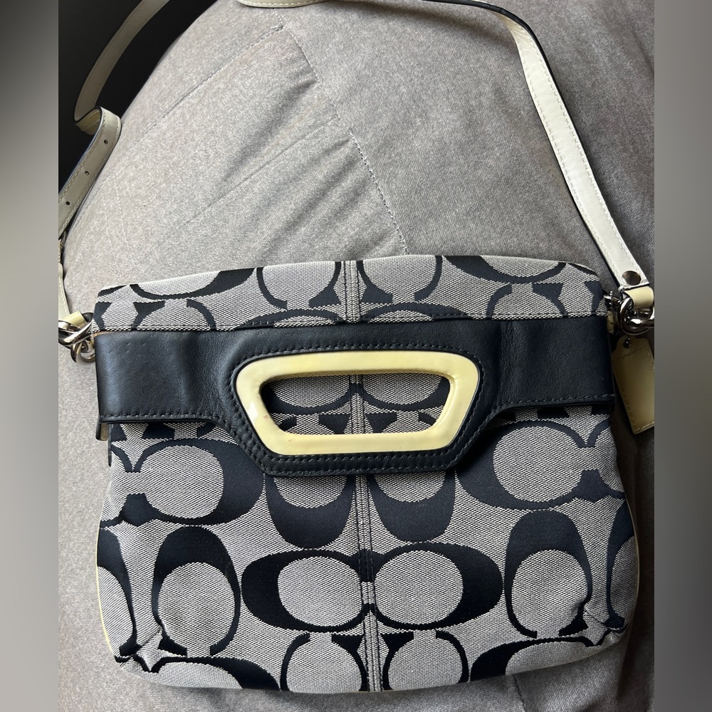 Coach Black and Cream Women's Bag